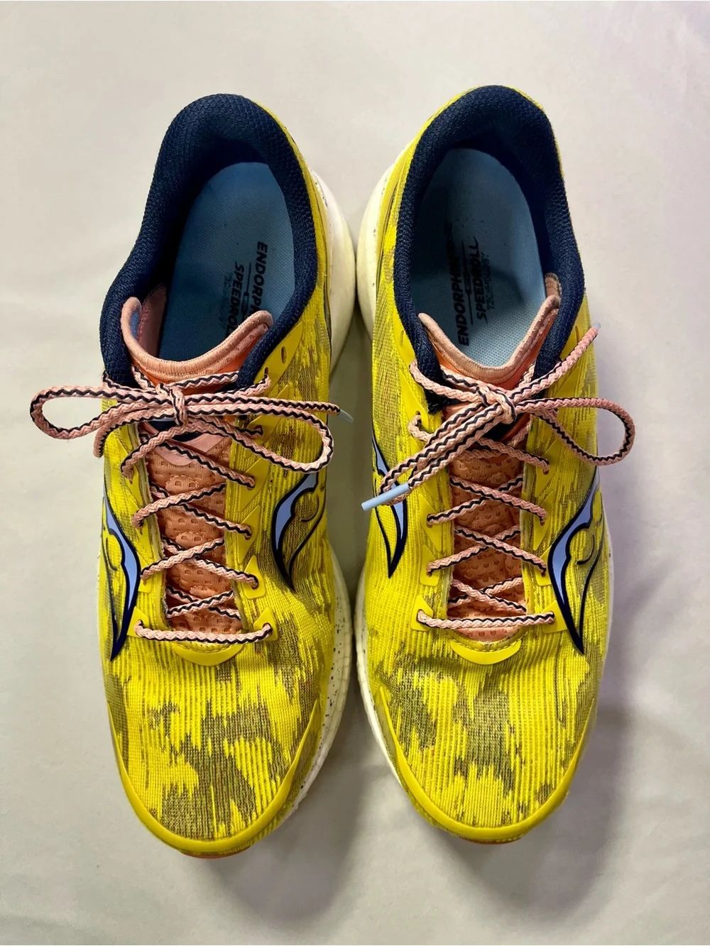 Saucony Endorphin Speed Pro 3 Men's Size 12 Running Shoes Yellow Peach